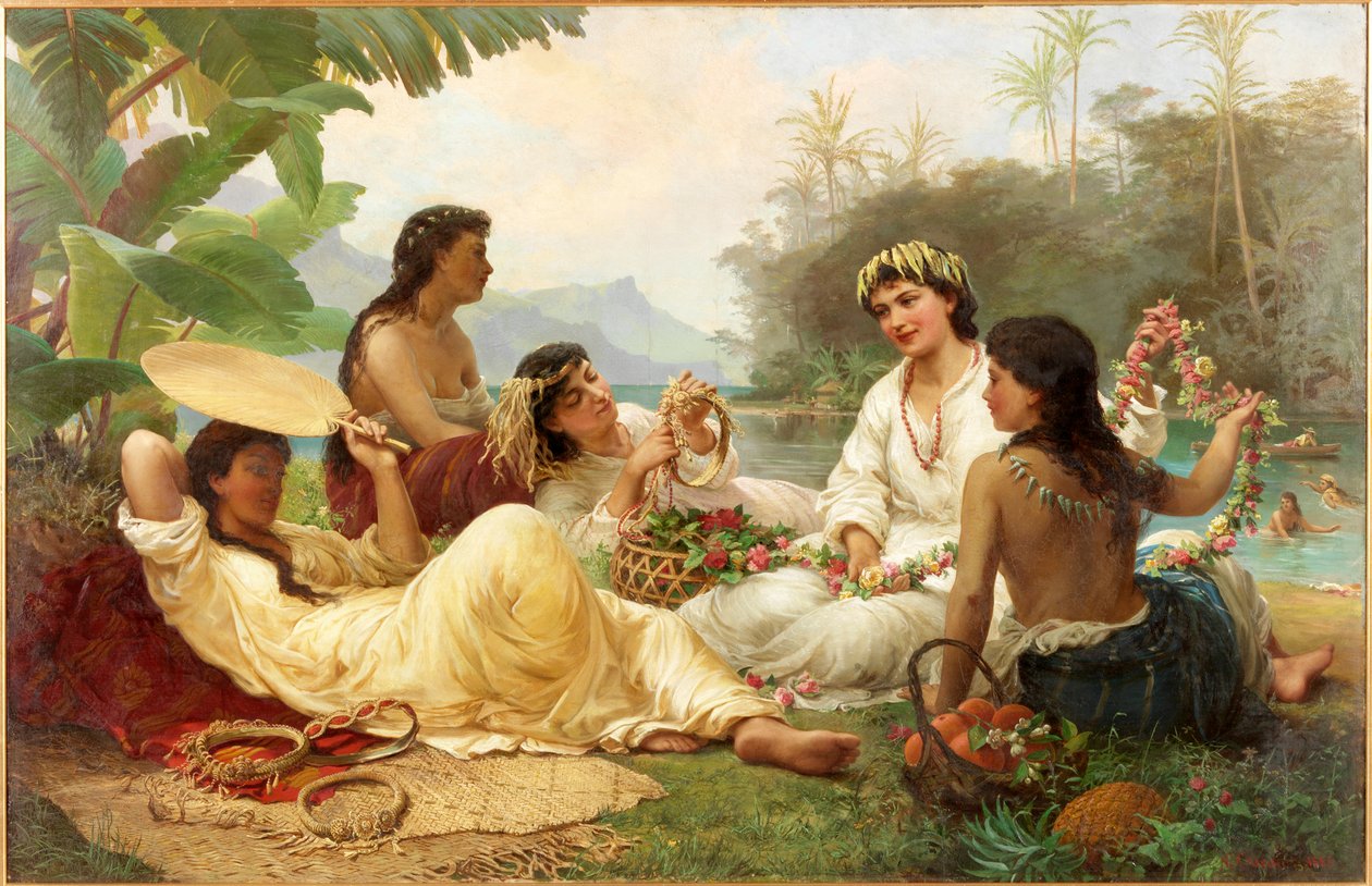 Napos éghajlat, Tahiti alkotó: Nicholas Chevalier