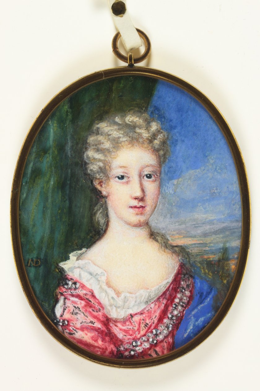 Lady Henrietta Cavendish Harley, utána Oxford grófnője (zománc) alkotó: Nicholas Dixon