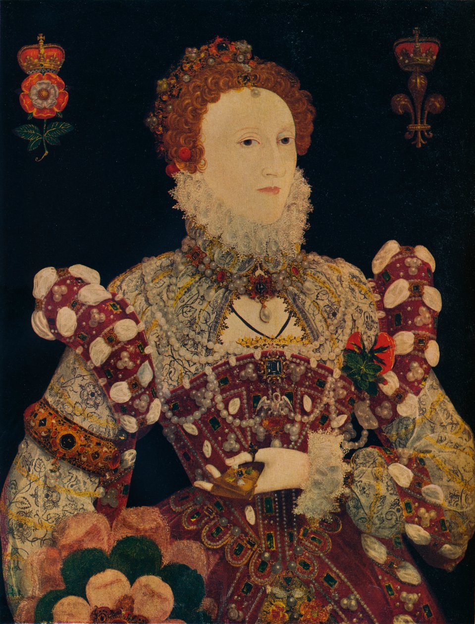 I. Erzsébet, Anglia és Írország királynője, 1574 alkotó: Nicholas Hilliard