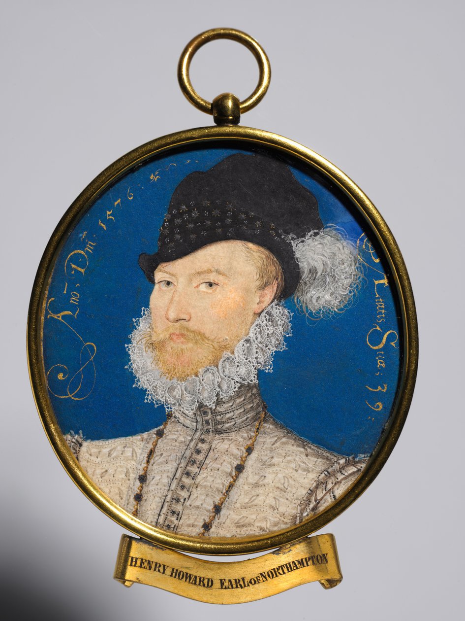 Charles Howard, Effingham 2. bárója, később Nottingham 1. grófja, 1576-ban. alkotó: Nicholas Hilliard
