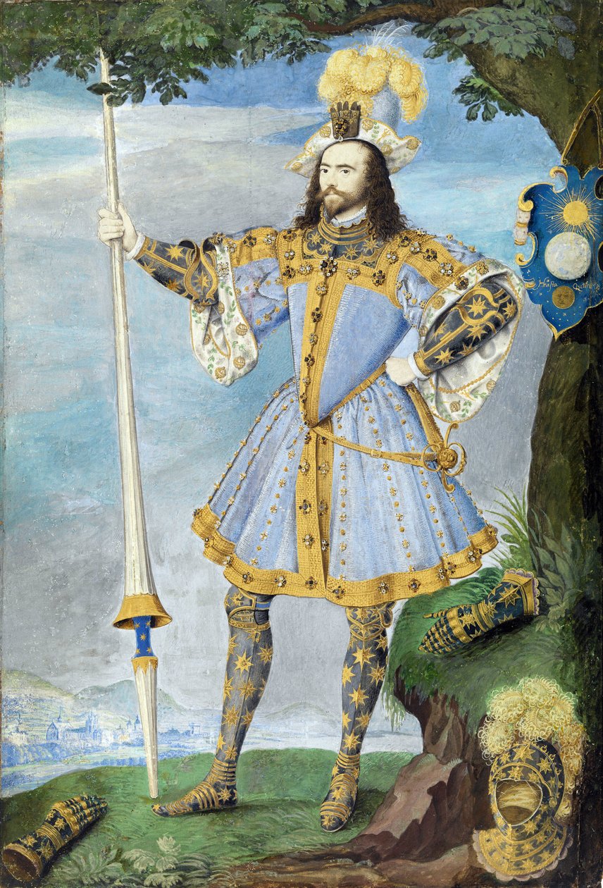 George Clifford, Cumberland harmadik grófjának (1558-1605), tengerésznek a portréja. Nicholas Hilliard (1547-1618) akvarell miniatűrje pergamenre, 1590 körül. alkotó: Nicholas Hilliard