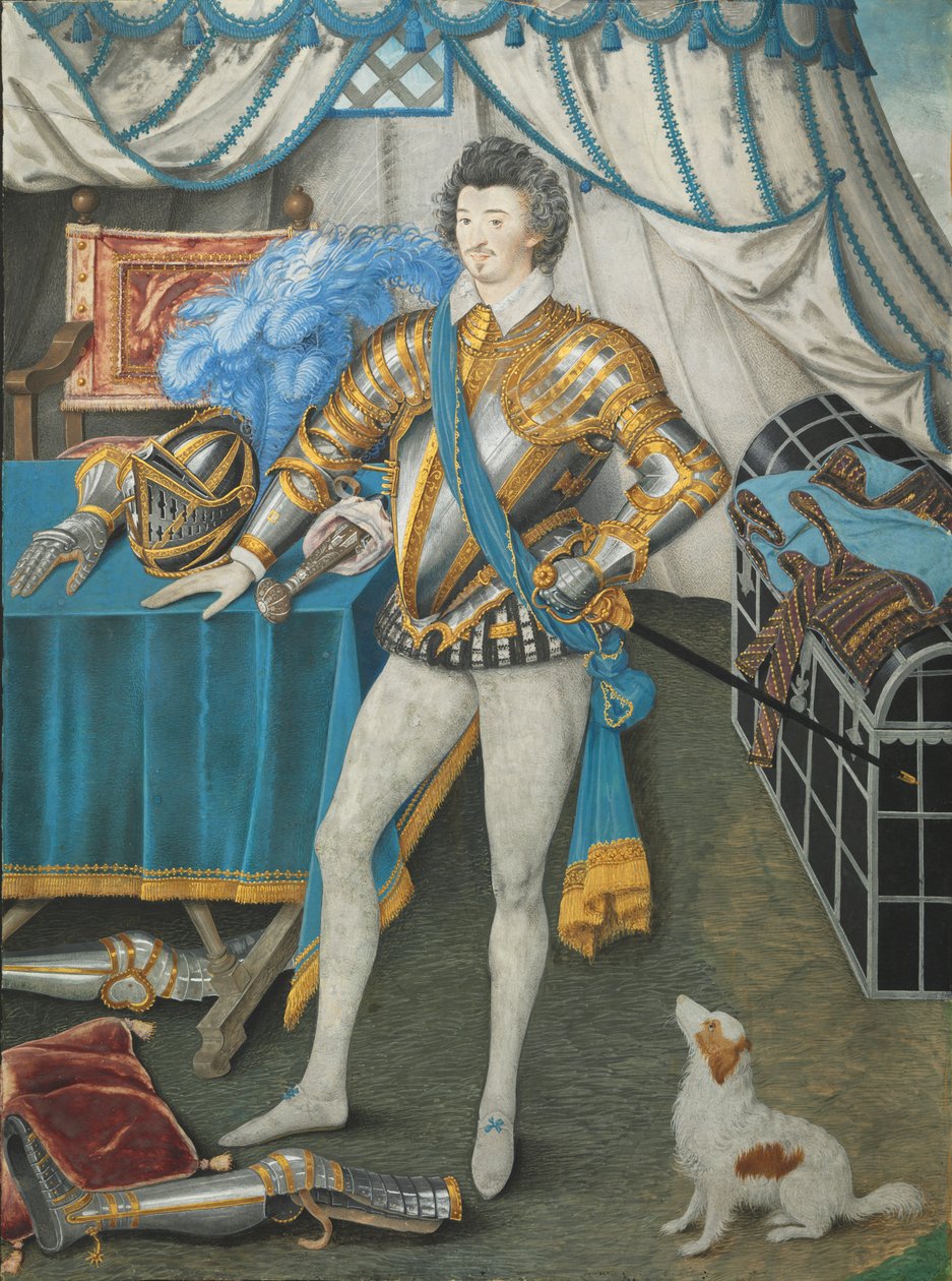 Sir Anthony Mildmay, Apethorpe lovagja, Northants portréja alkotó: Nicholas Hilliard