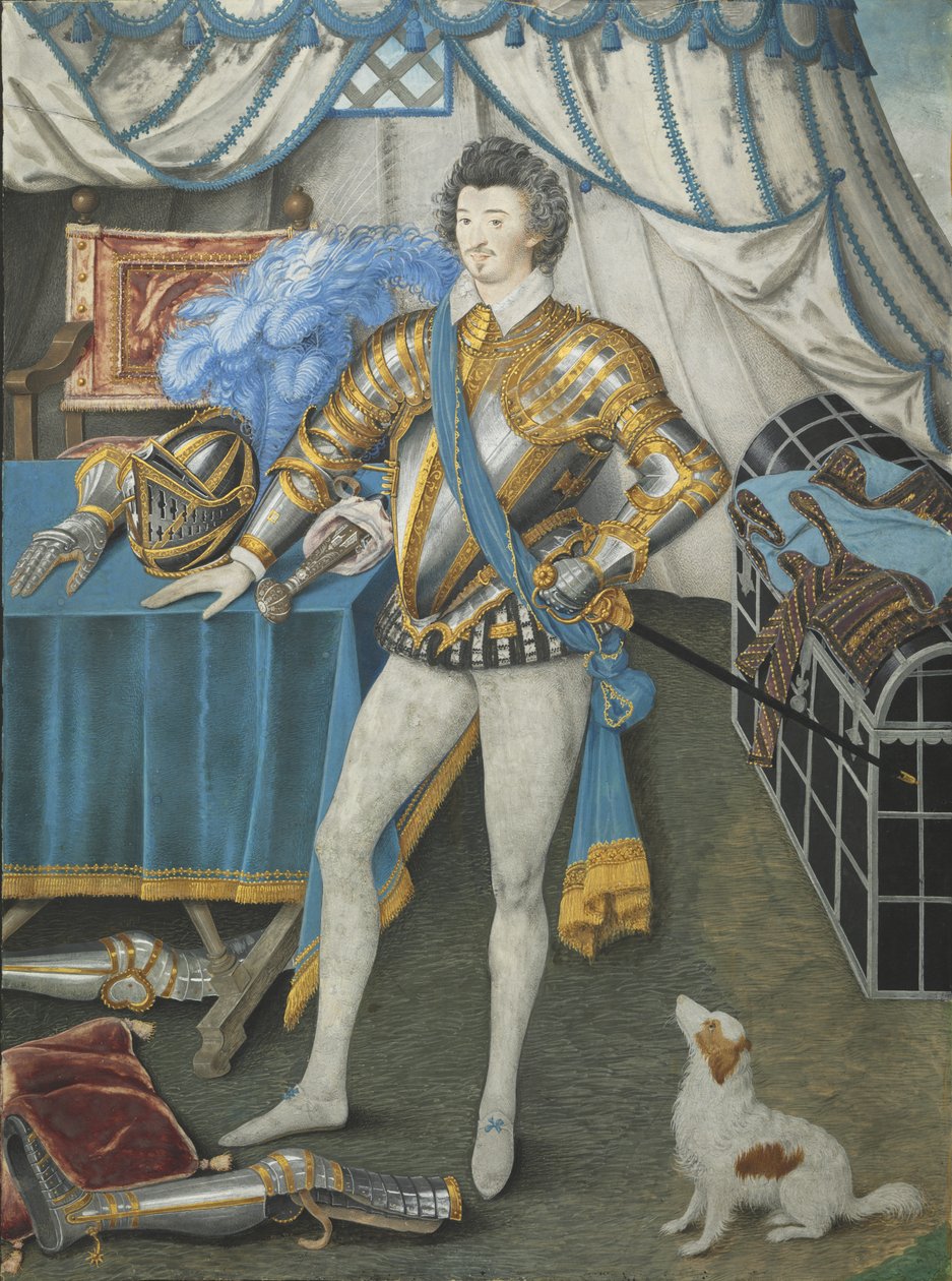 Sir Anthony Mildmay, Apethorpe lovagja, Northants, 1590-93 körüli portréja (wc pergamen kártyára rögzítve, fára szerelve) alkotó: Nicholas Hilliard