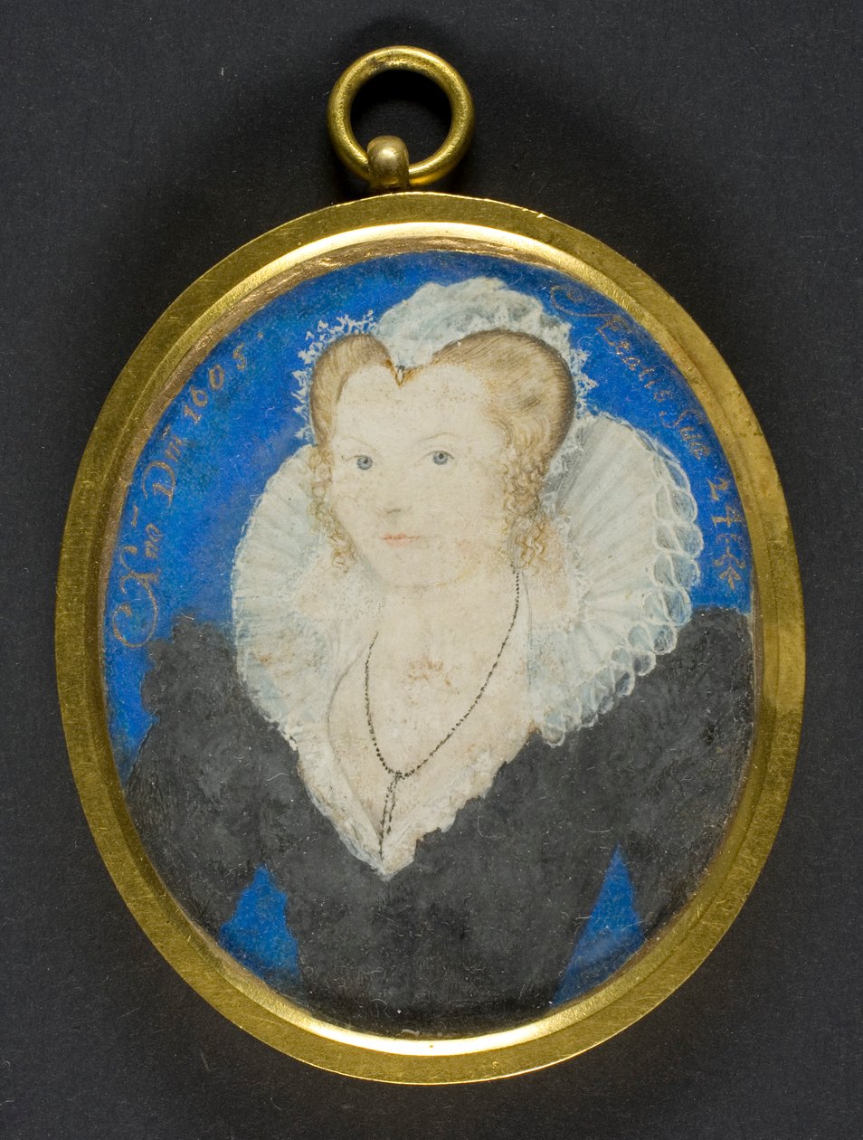 Egy angol hölgy portréja alkotó: Nicholas Hilliard