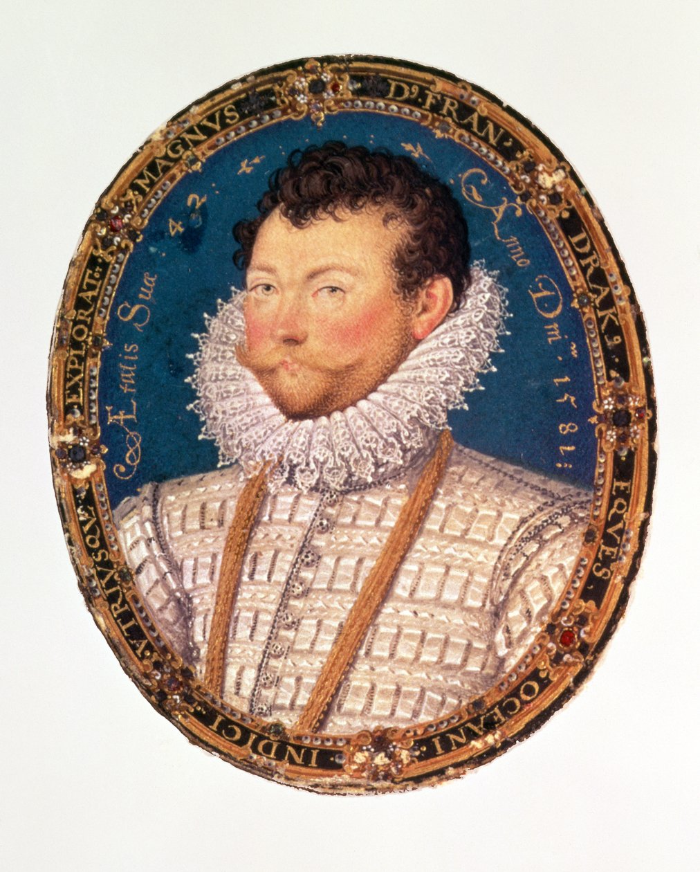 Sir Francis Drake, 1581 alkotó: Nicholas Hilliard