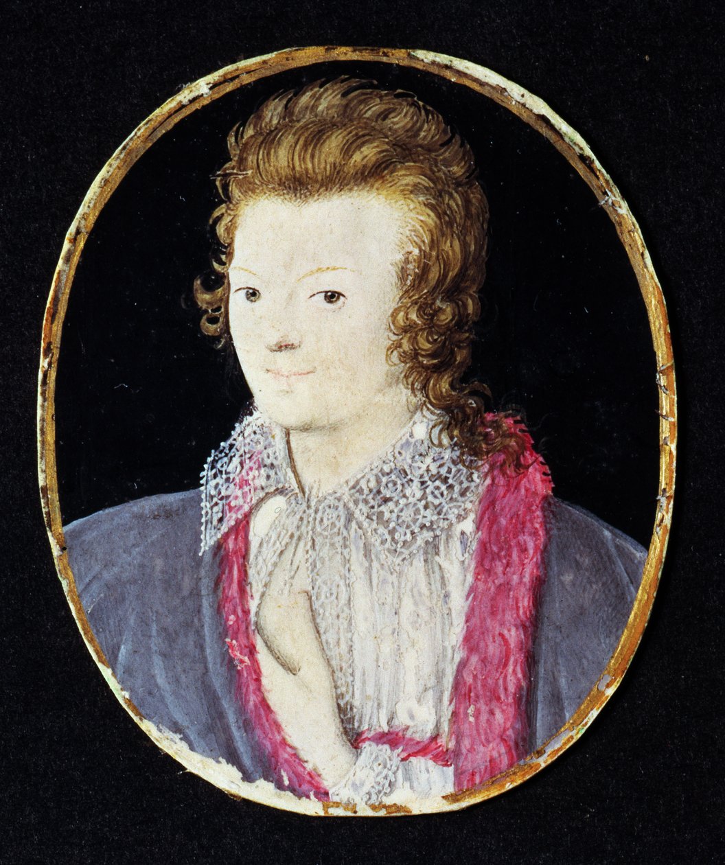 Ismeretlen ifjú, 1595 körül alkotó: Nicholas Hilliard