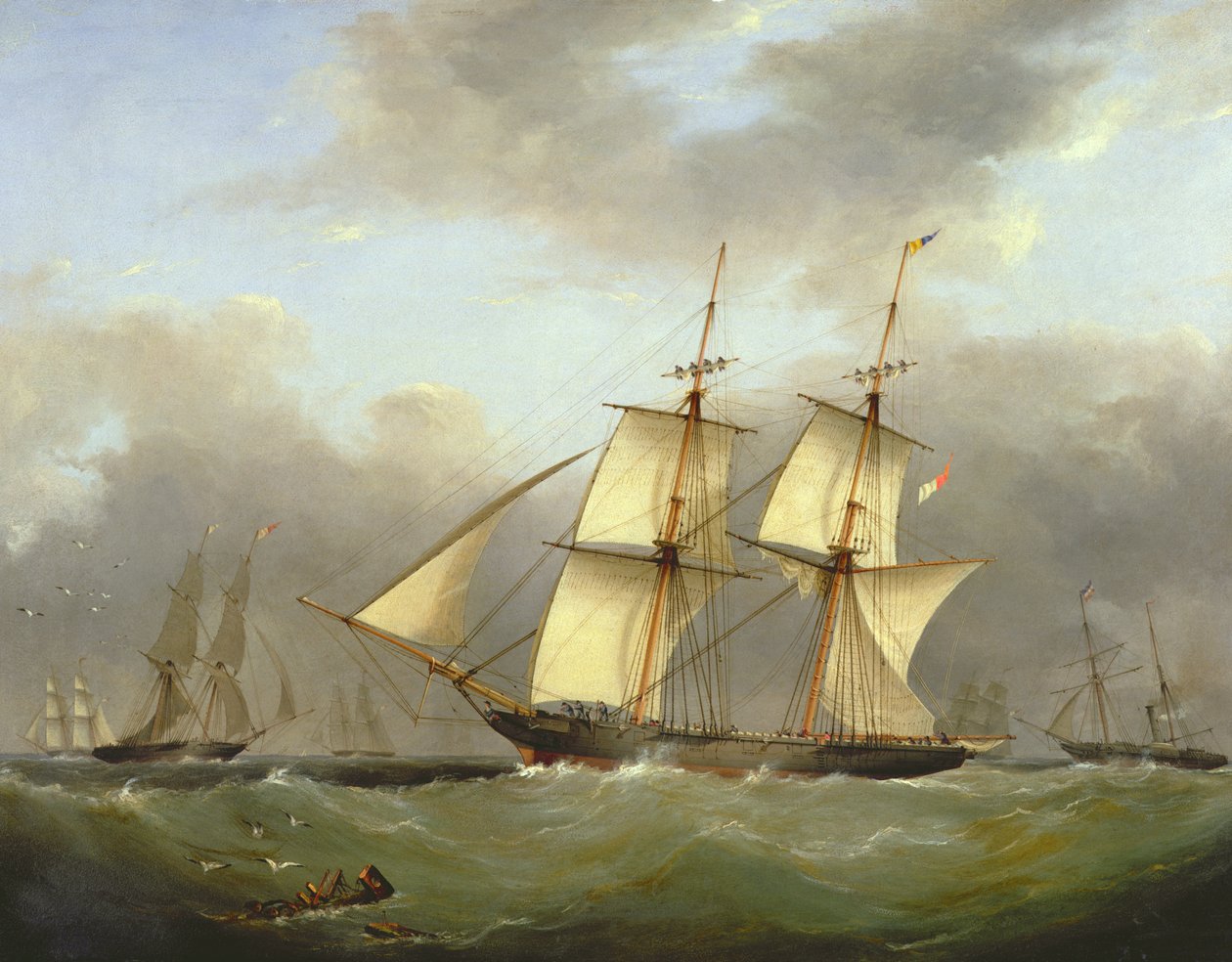 H.M. Brig "Daring" alkotó: Nicholas Matthews Condy