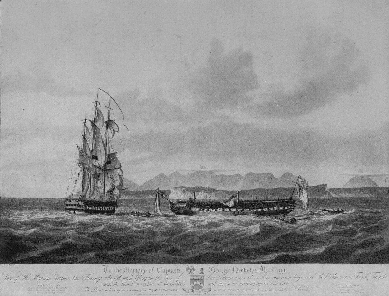 Három napos üldözés és elfogás, c1809 alkotó: Nicholas Pocock