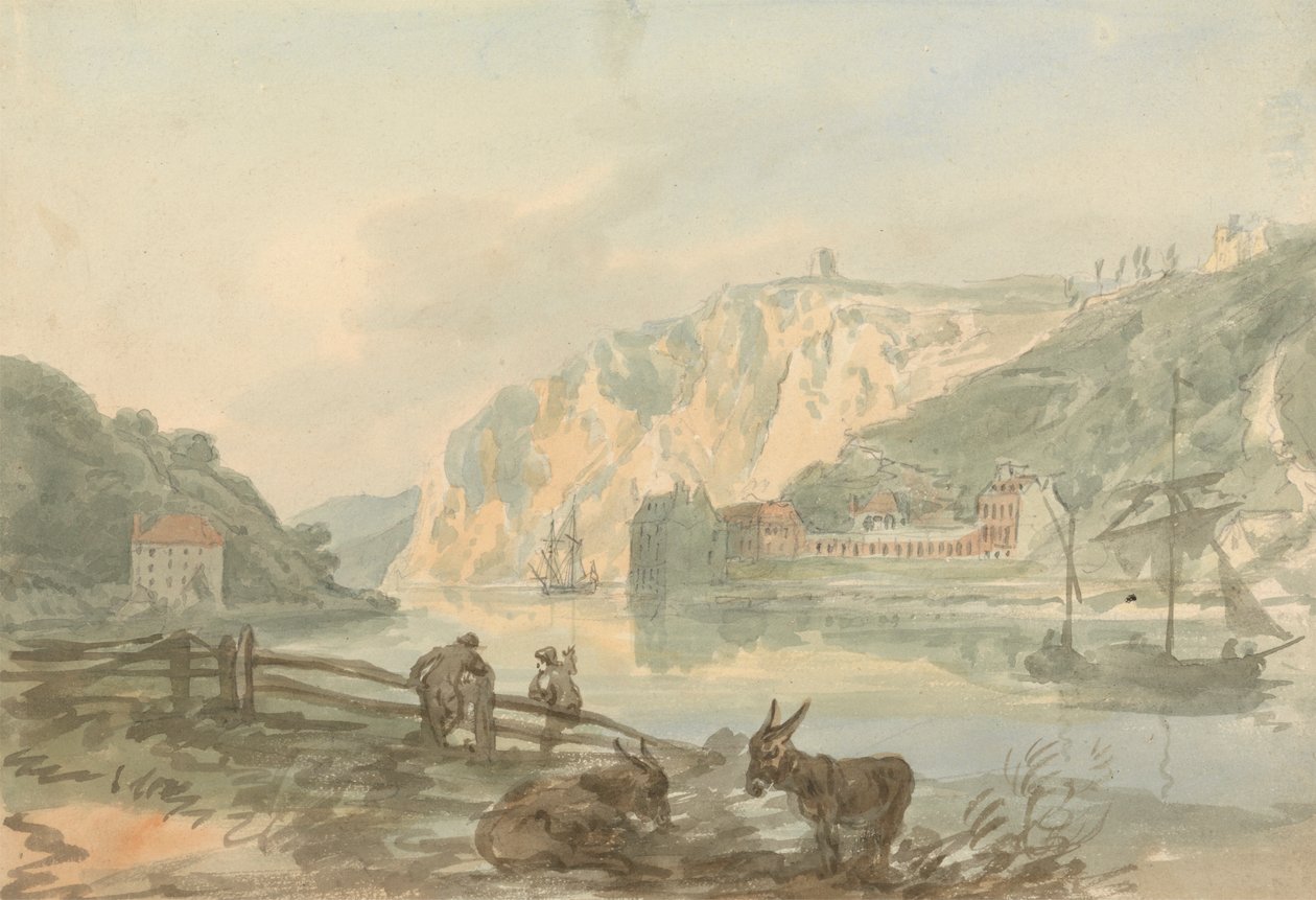 Hotwells a Rownham Ferryről alkotó: Nicholas Pocock