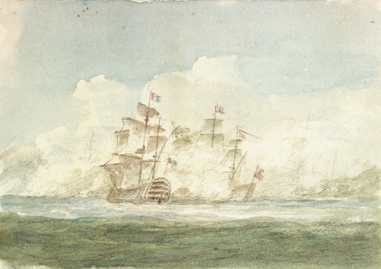 A dicsőséges június elsejei csata alkotó: Nicholas Pocock