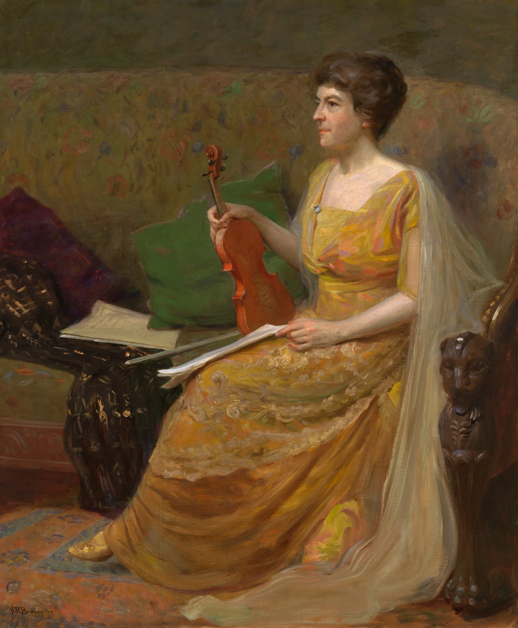 Maud Powell, 1918-1919. alkotó: Nicholas Richard Brewer