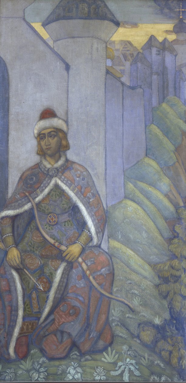 Egy lovag, 1910 alkotó: Nikolai Konstantinowitsch Roerich
