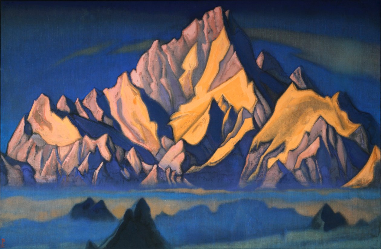 Gesar lakhelye, 1947. alkotó: Nicholas Roerich