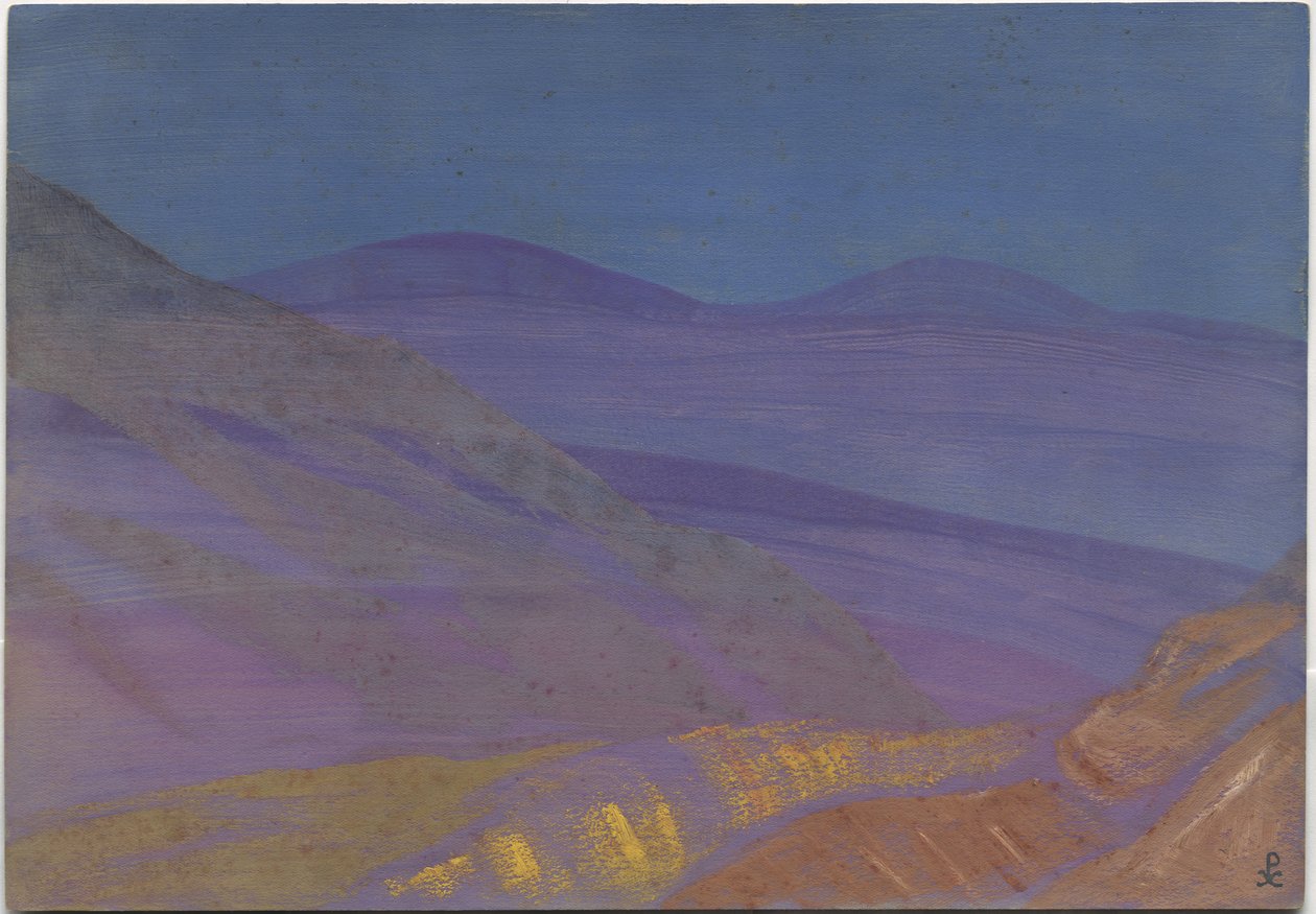 Albumlevél, 1930-as évek alkotó: Nicholas Roerich