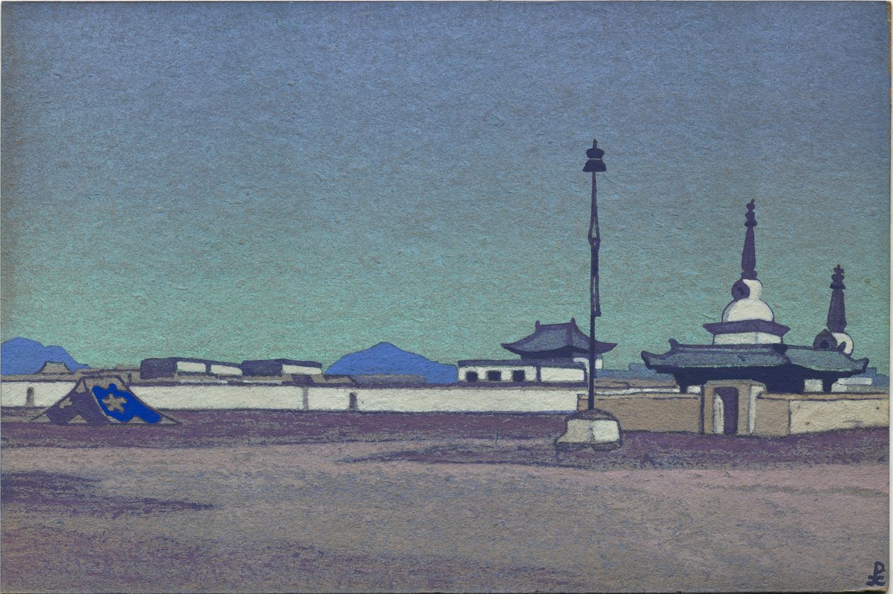 Batukhalka, Belső-Mongólia fővárosa, 1936 alkotó: Nicholas Roerich
