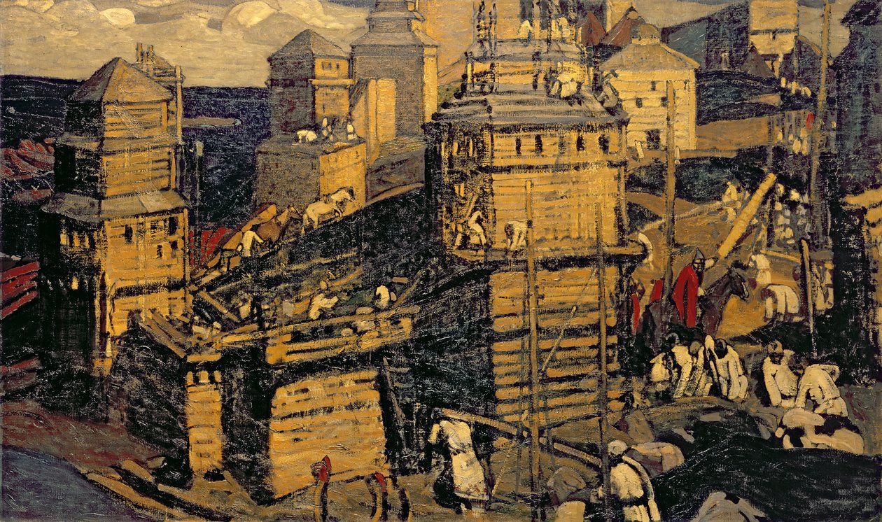 A város építése, 1902 alkotó: Nicholas Roerich