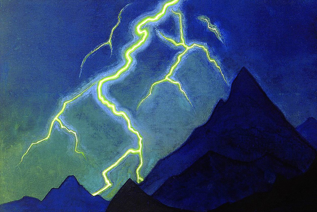 Az ég hívása, Villám, 1935-36 körül alkotó: Nicholas Roerich