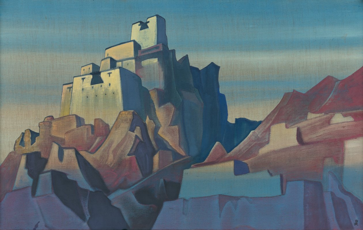 Kastély Ladakhban, 1933 alkotó: Nicholas Roerich
