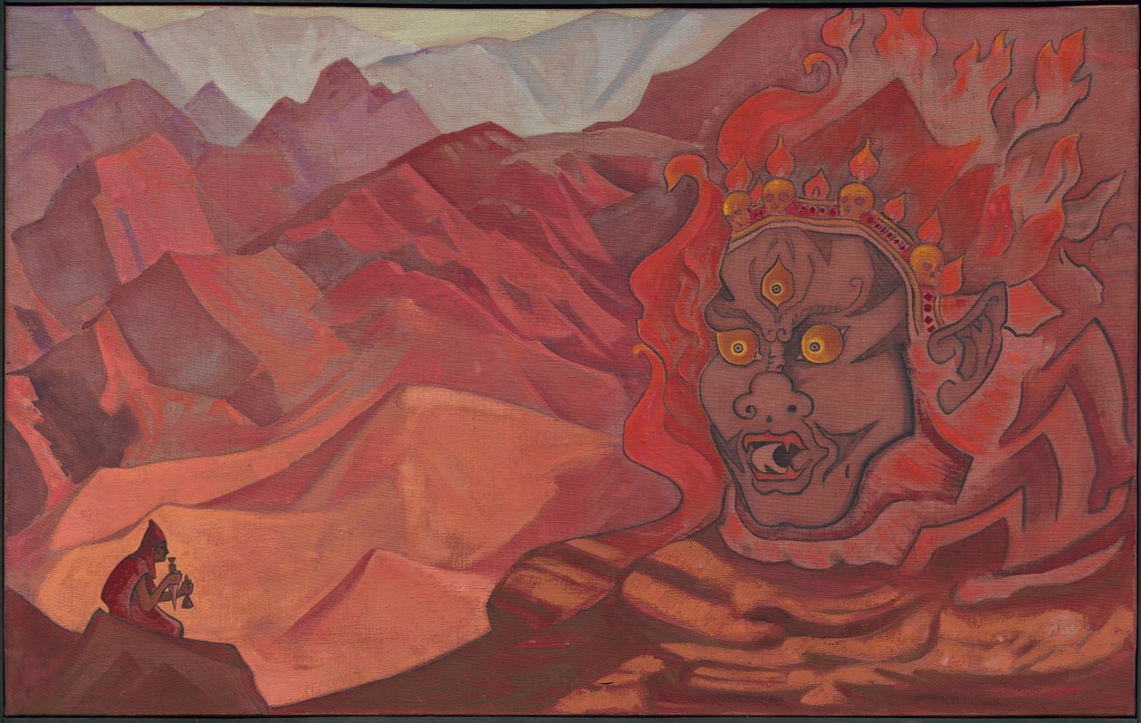 Dordzse, a merész, "Kelet zászlói" sorozat, 1925 alkotó: Nicholas Roerich