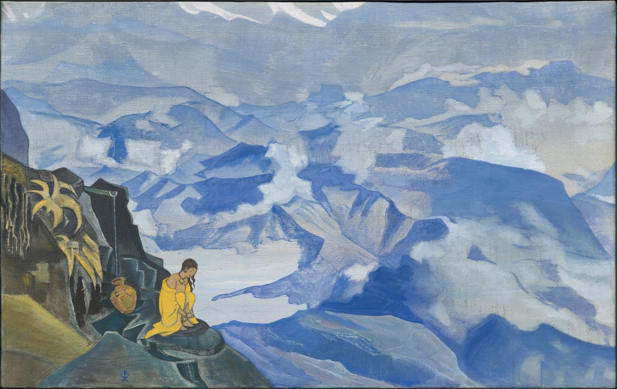 Az élet cseppjei, "Sikkim" sorozat, 1924 alkotó: Nicholas Roerich