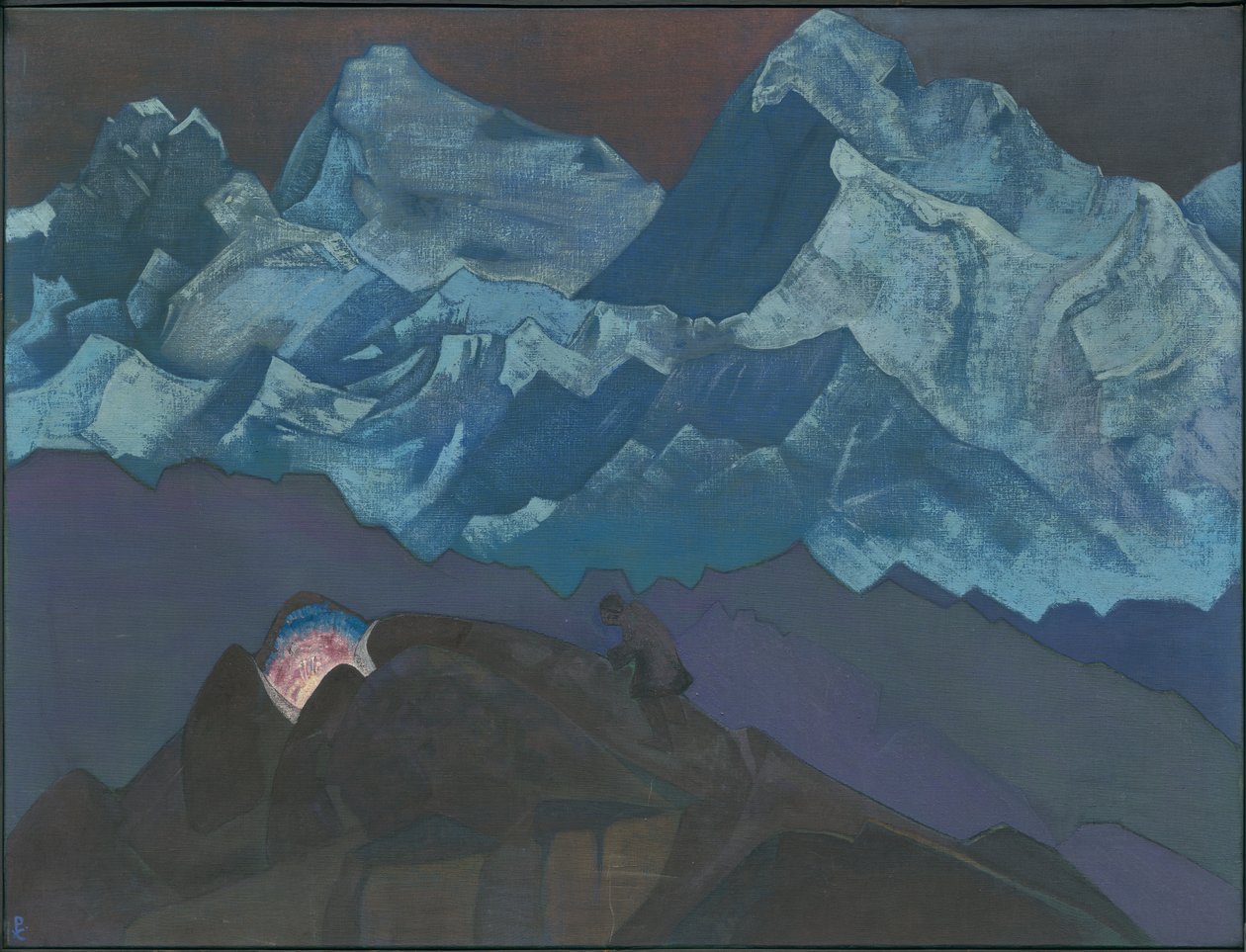 Tűzvirág. ?Az országa? sorozat, 1924 alkotó: Nicholas Roerich