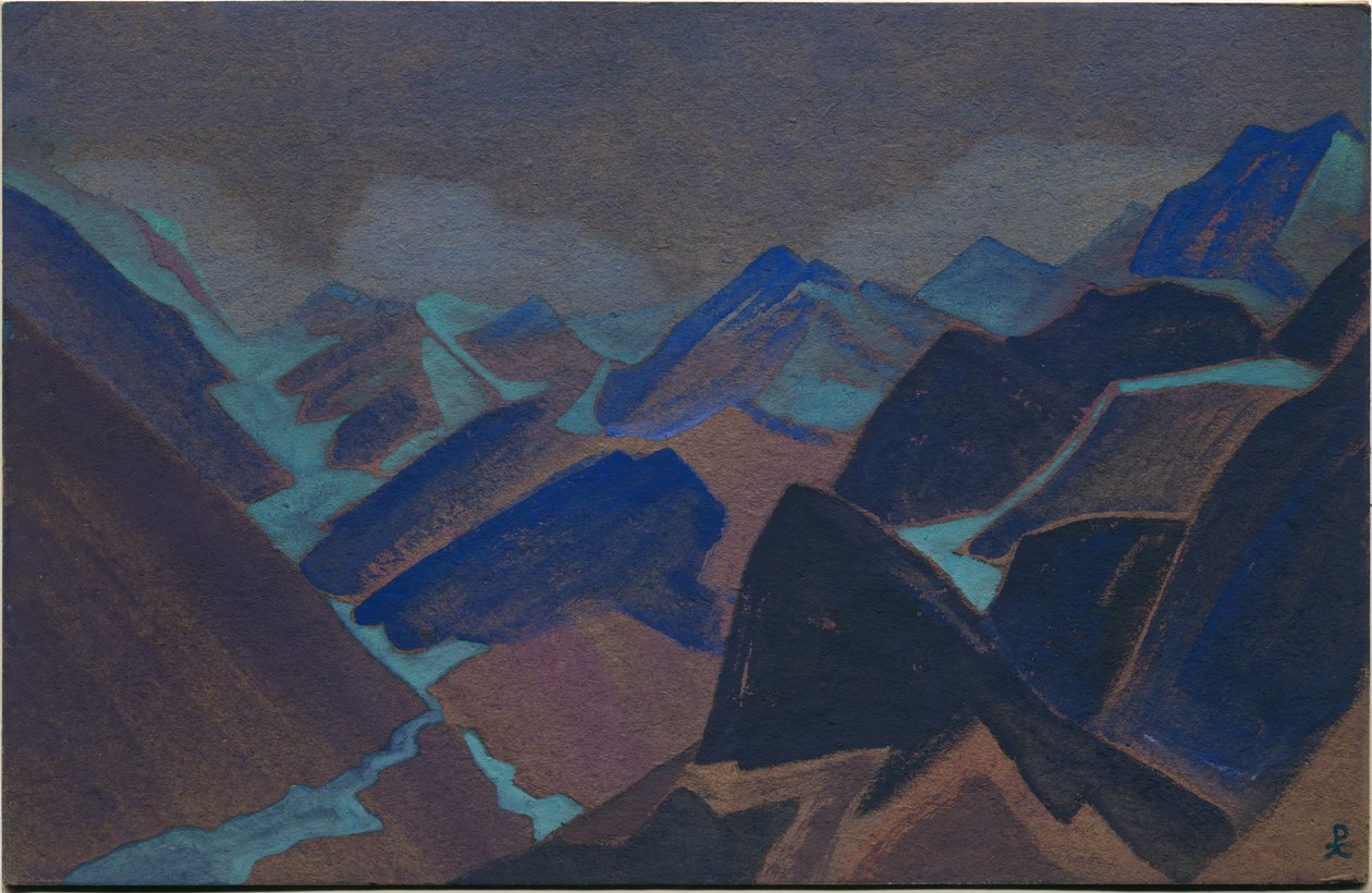 Lahul gleccserei, 1936 alkotó: Nicholas Roerich