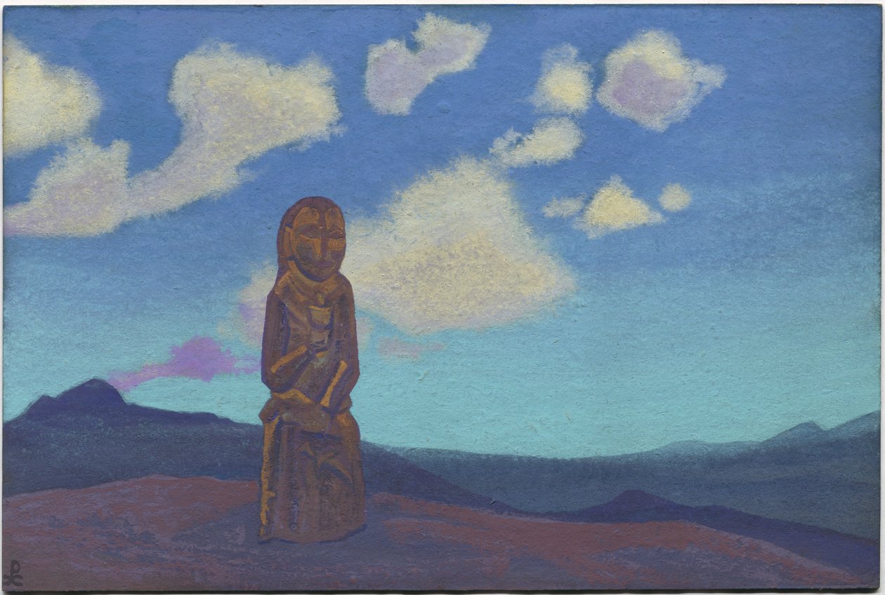 A kehely őre, Mongólia, 1937 alkotó: Nicholas Roerich