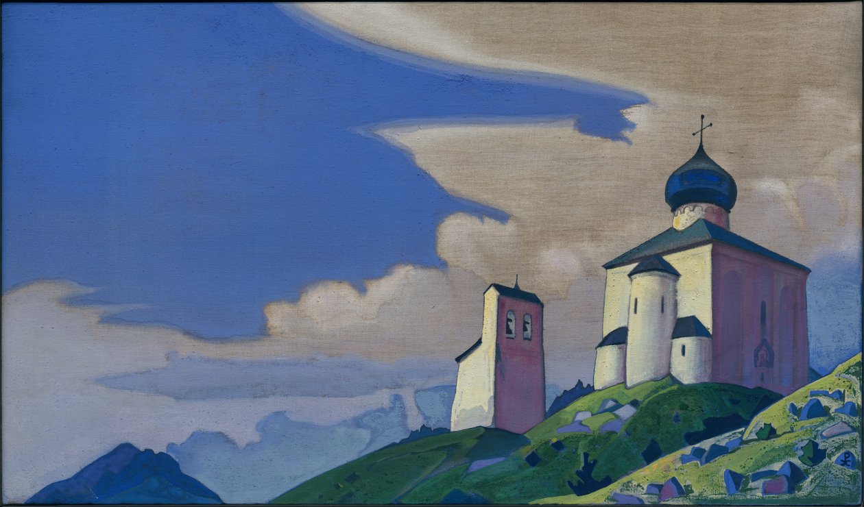 Szent Sergius remeteség, 1933 alkotó: Nicholas Roerich