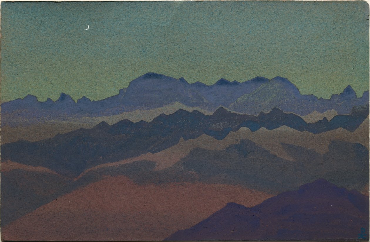 Himalája, Sandakphu közelében, 1936 alkotó: Nicholas Roerich