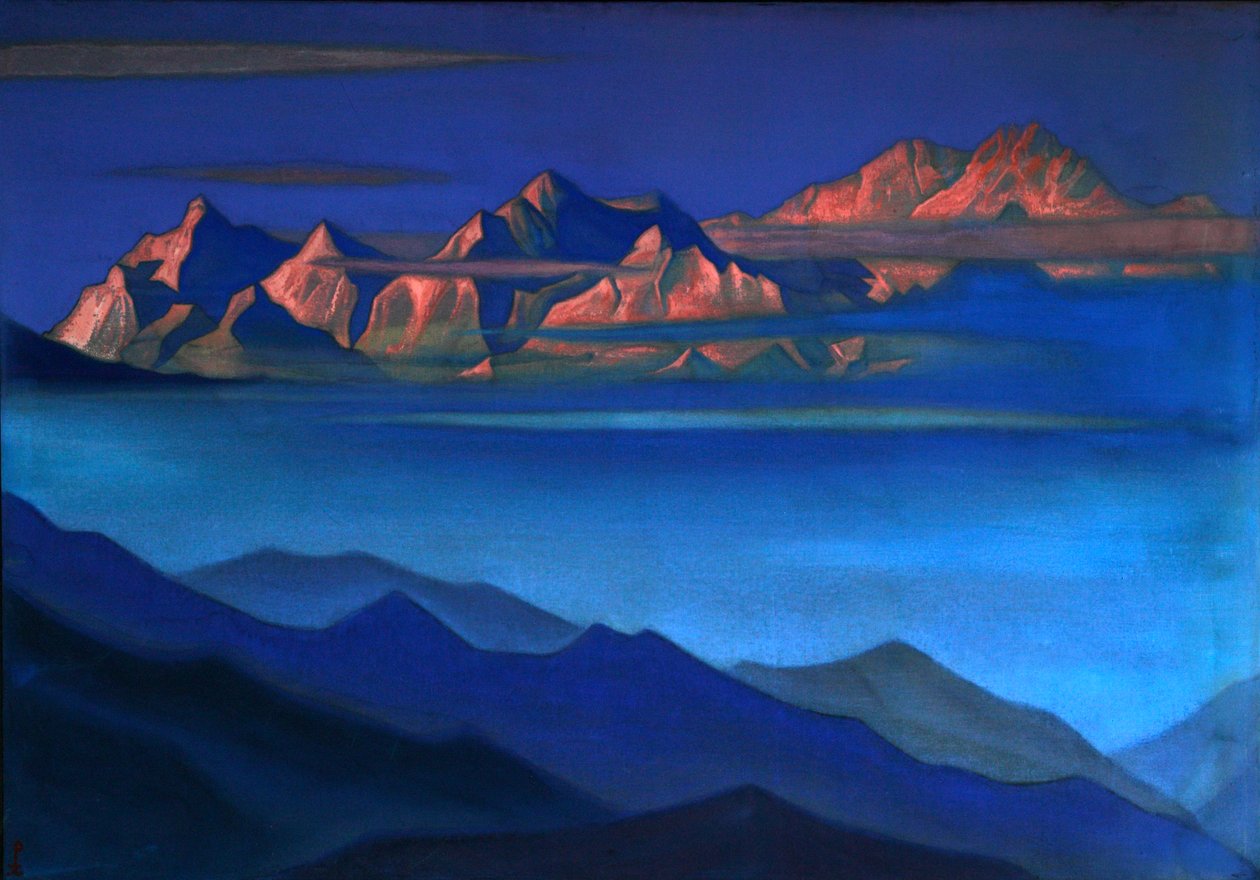 K Ang Chen Junga, 1944. alkotó: Nicholas Roerich