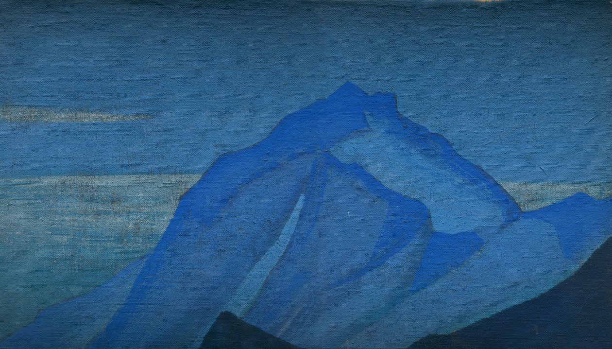 Hegyi tanulmány, 1929 körül alkotó: Nicholas Roerich