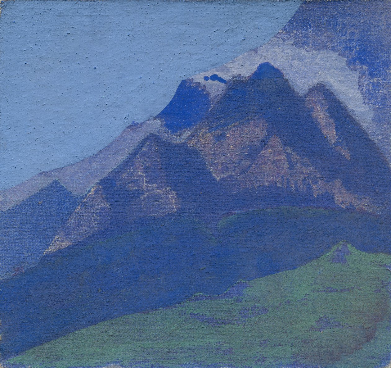 Hegyi tanulmány, 1929 körül alkotó: Nicholas Roerich
