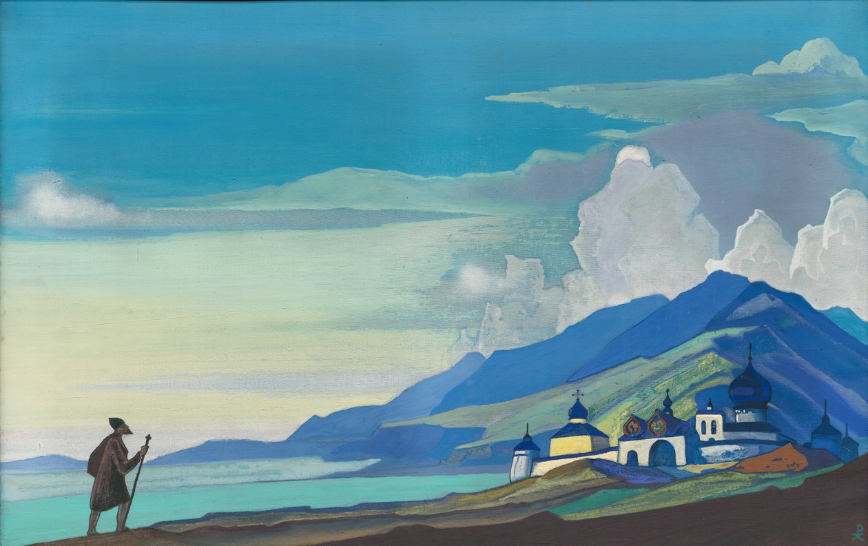 A sugárzó város zarándoka, 1933 alkotó: Nicholas Roerich