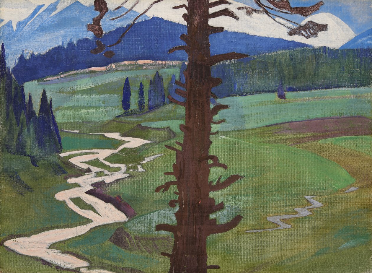 Pir Panjal, az azonos című sorozatból, 1925 alkotó: Nicholas Roerich