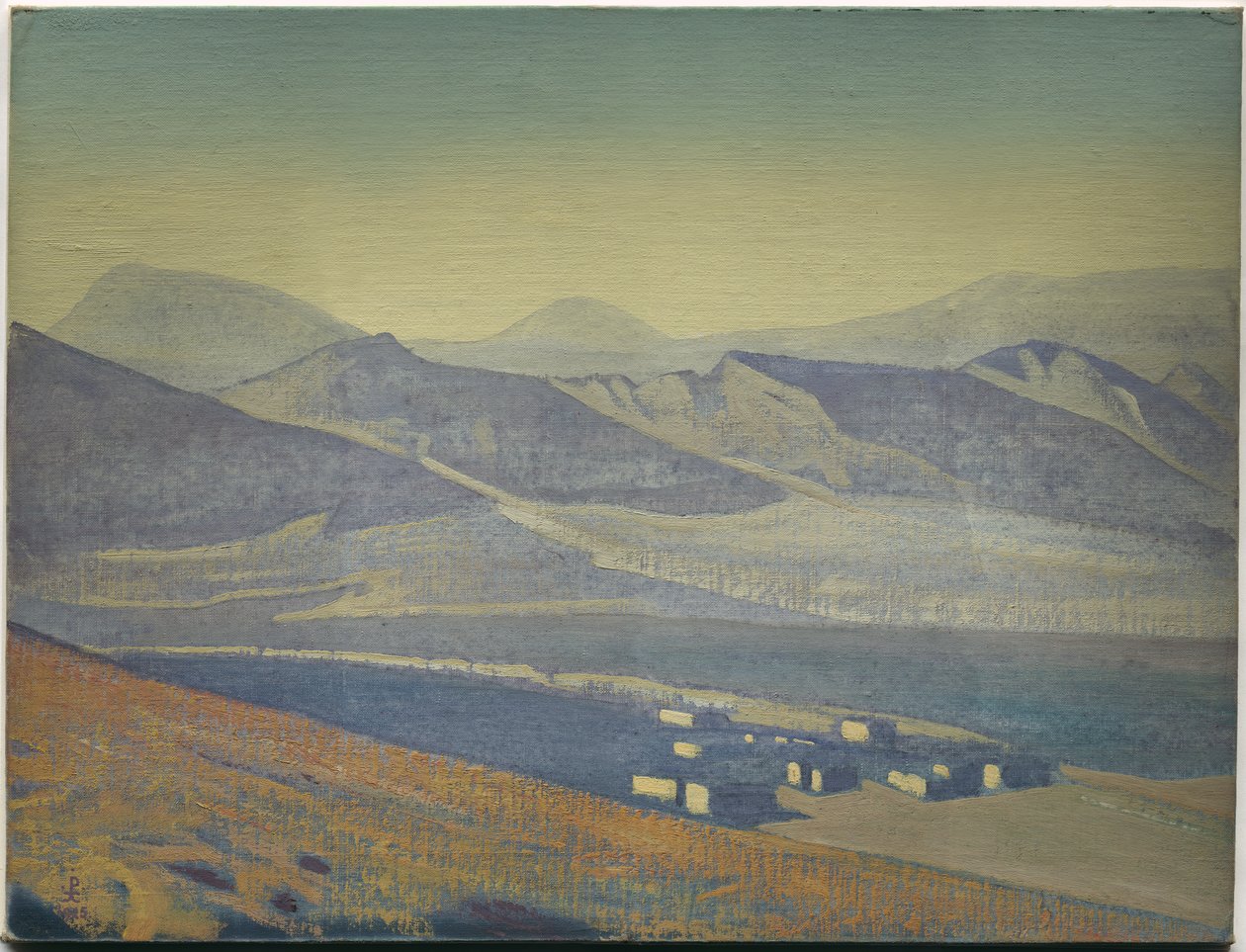 Szentélyek és fellegvárak, az azonos című sorozatból, 1925 alkotó: Nicholas Roerich