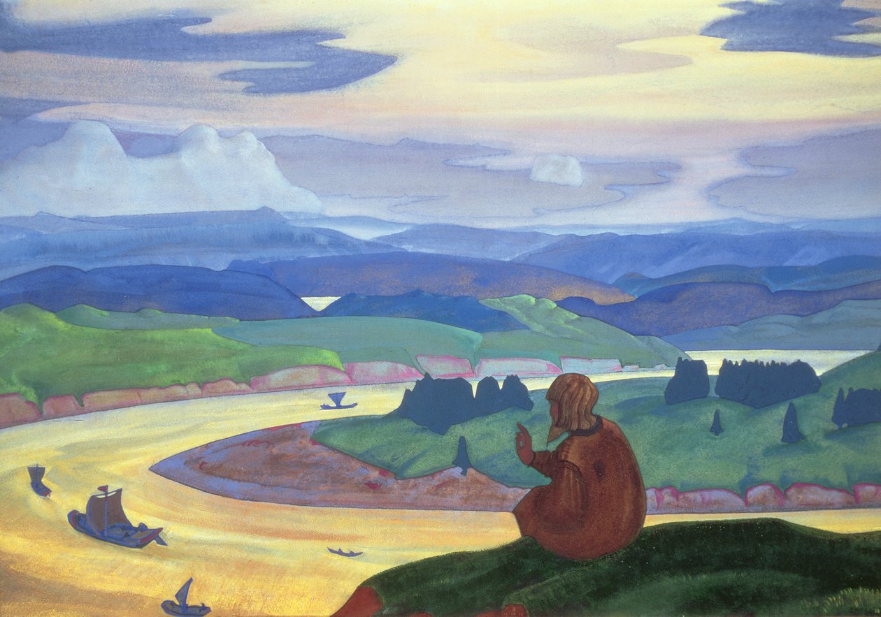 Utca. Prokopius, 1914 alkotó: Nicholas Roerich