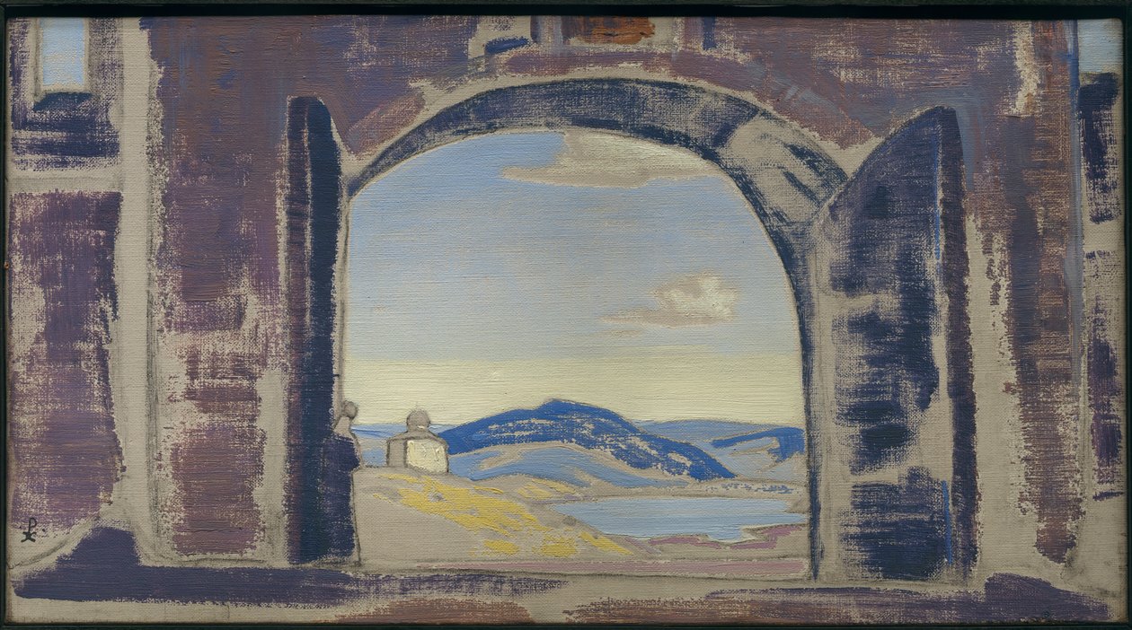 Tanulmány egy festményhez, 1922 körül alkotó: Nicholas Roerich