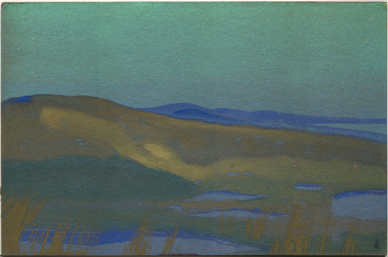 Tsaidam mocsarai, 1936 alkotó: Nicholas Roerich