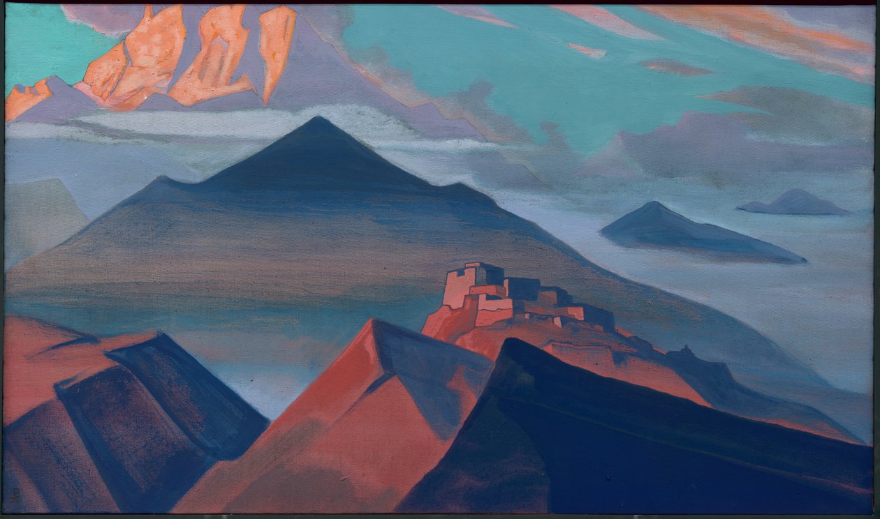 Sátorhegy, "Szent hegyek" sorozat, 1933 alkotó: Nicholas Roerich
