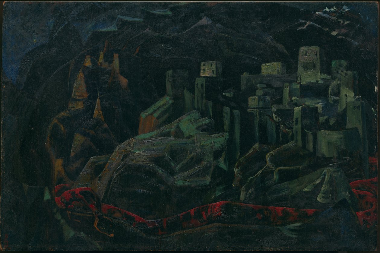 A holt város, 1918 alkotó: Nicholas Roerich