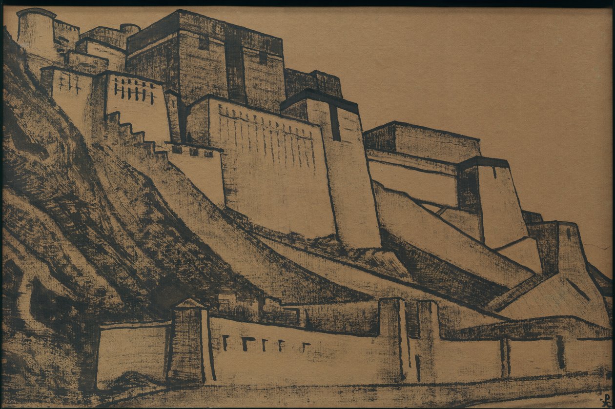 A szentek, "Tibeti ösvény" sorozat, 1924 alkotó: Nicholas Roerich