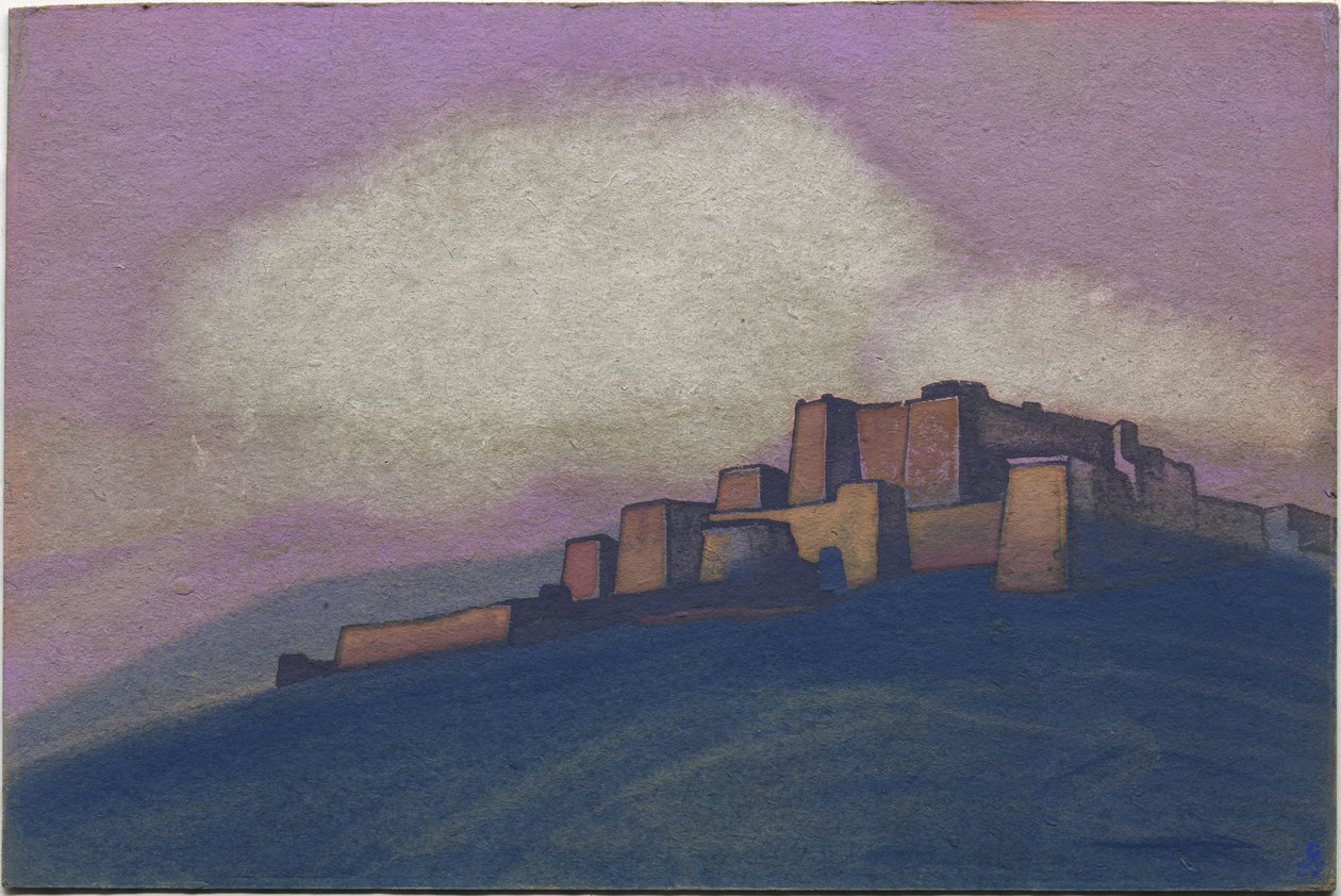Tibeti erőd, 1936 alkotó: Nicholas Roerich