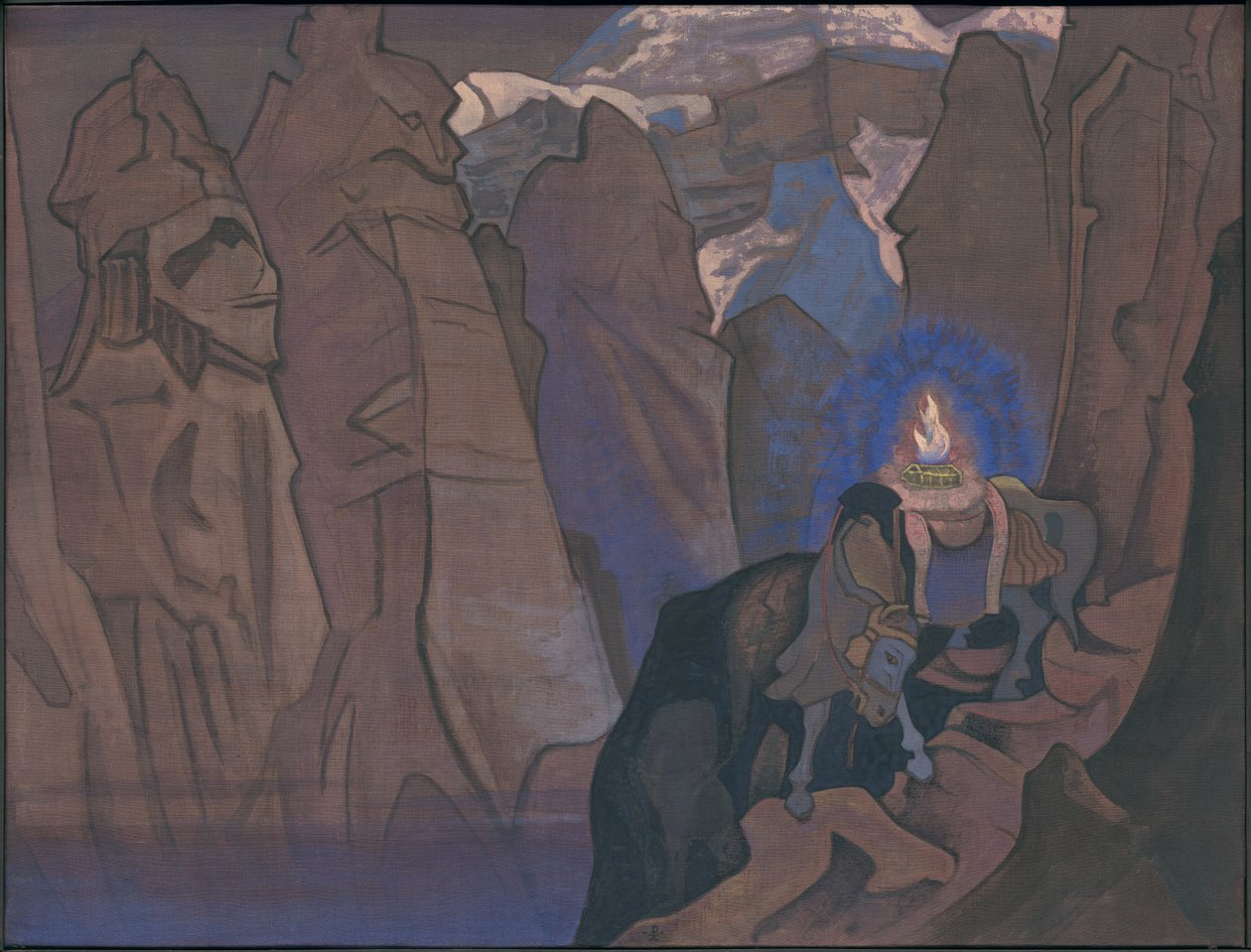 A világ kincse, "Hazája" sorozat, 1924 alkotó: Nicholas Roerich