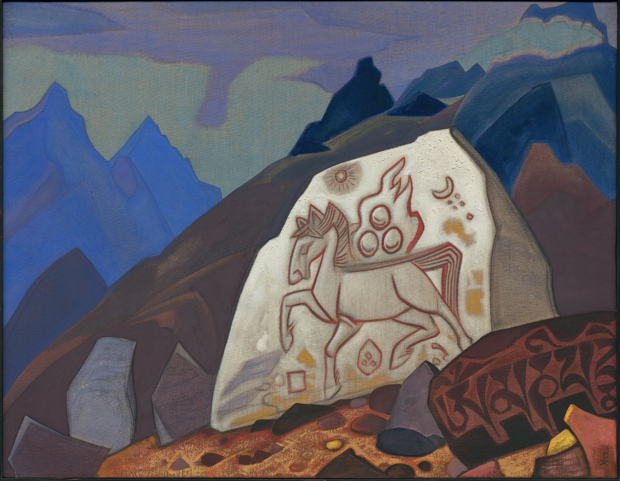 Fehér kő, 1933 alkotó: Nicholas Roerich