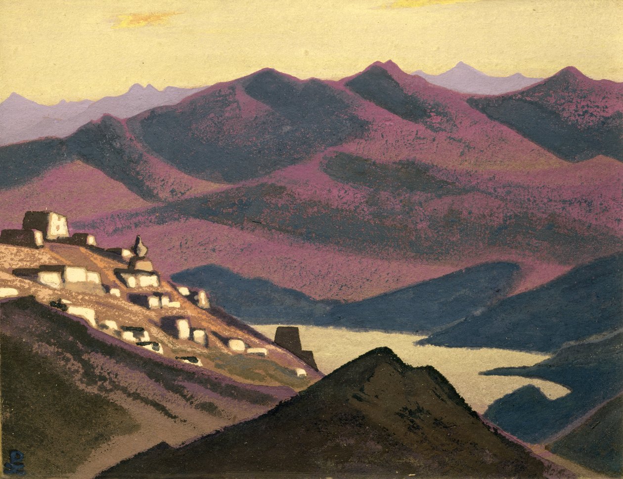Yam-Zo Lake, 1937 alkotó: Nicholas Roerich