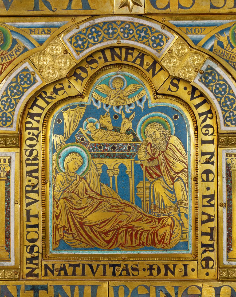 A Születés, a verduni oltárról ... alkotó: Nicholas of Verdun