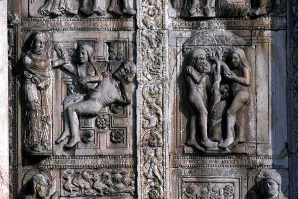 Részlet a nyugati tornác déli oldaláról, 1120-38 körül (lásd: 136520 és 136521) alkotó: Nicholaus