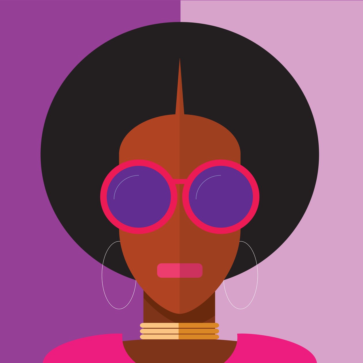Afro Girl, 2020 (digitális) alkotó: Nick Diggory