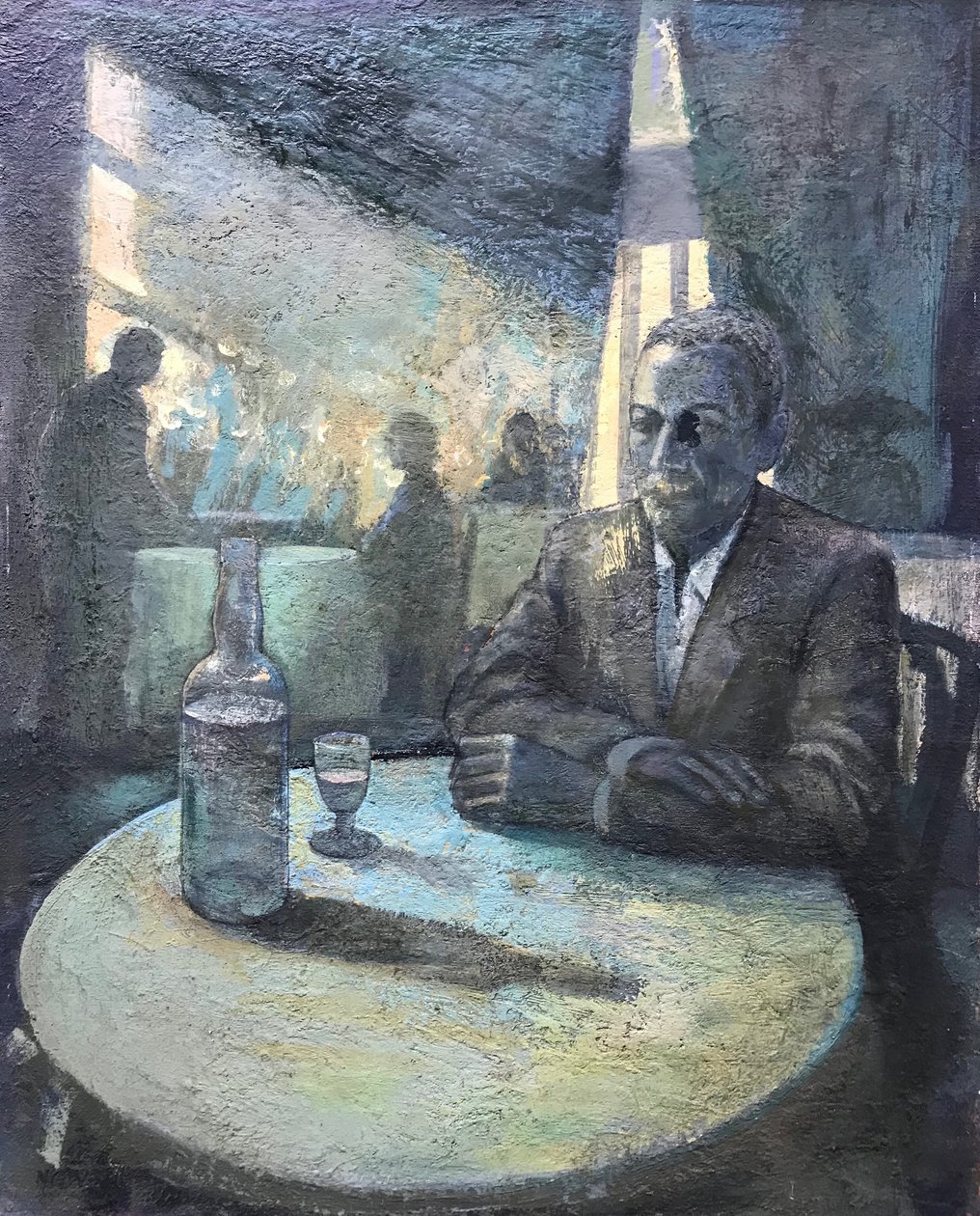 Tűzivíz, 2018-23 (olaj, tábla) alkotó: Nick Williams