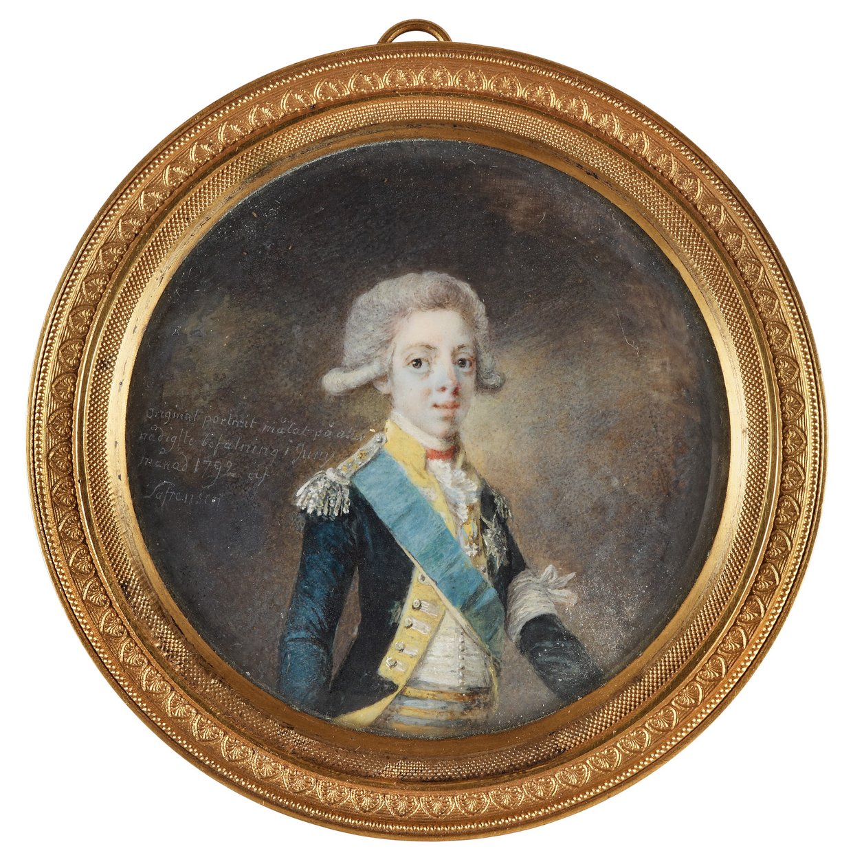 IV. Svéd Gustav Adolf portréja, 1792 alkotó: Niclas Lafrensen